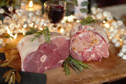 Lamb Shoulder with Apricot & Thyme Stuffing