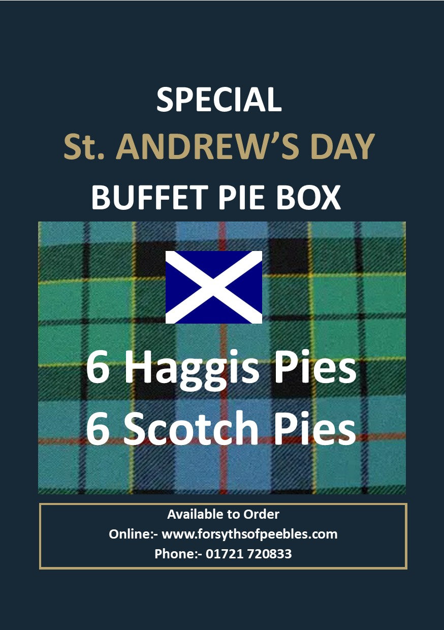 St. Andrew's Day Buffet Pie Box