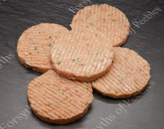 CHICKEN & ITALIAN HERB BURGERS - Pack of 4