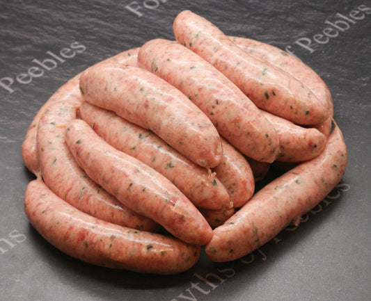 PORK & CHIVE SAUSAGES