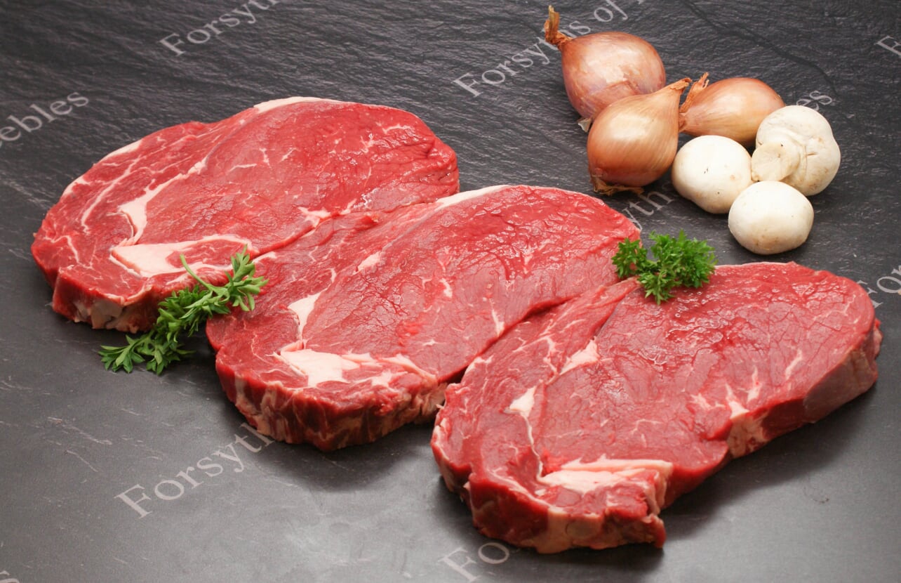 RIBEYE STEAKS 8oz (225g)