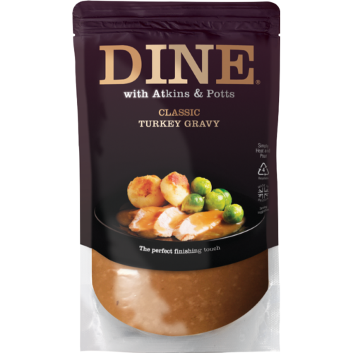 DINE with Atkins & Potts  Classic Turkey Gravy  - 350 g